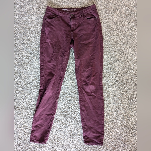 Maroon Jeggings - Picture 1 of 3